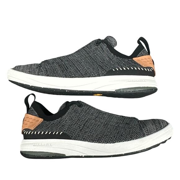 Merrell Shoe 7 Gridway Sneakers Sporty Recreation Trail Casual Gray Athleisure - Picture 3 of 13